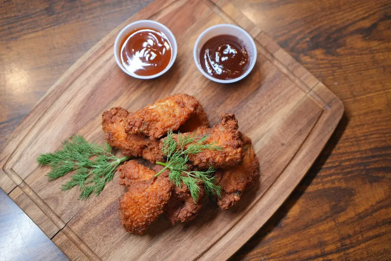 Crispy wings